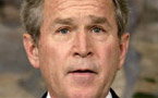 outrage over bush's support for gay marriage ban