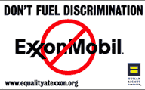 gay right group calls for boycott of ExxonMobil