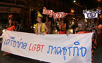 chiangmai's first gay pride march