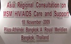 First ever consultation on MSM HIV/AIDS Care & Support held in Bangkok