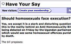 BBC's 'Should homosexuals face execution?' online poll ignites furore