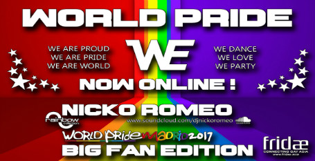 Listen: A new podcast from our friend DJ Nicko for World Pride 2017
