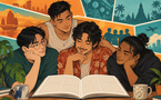 Four gay Asian friends, and room for more than one story